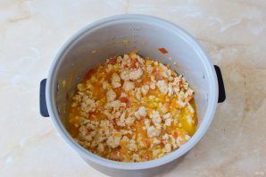 Рис с фаршем в мультиварке Рис с фаршем в мультиварке