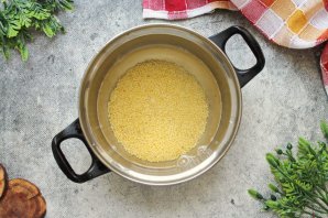 Пшенная каша в микроволновке Пшенная каша в микроволновке