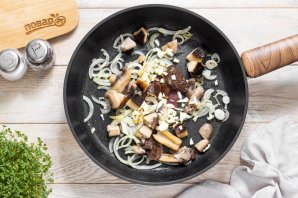 Постный грибной суп из замороженных грибов