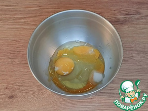Блины на кипятке с грибной начинкой