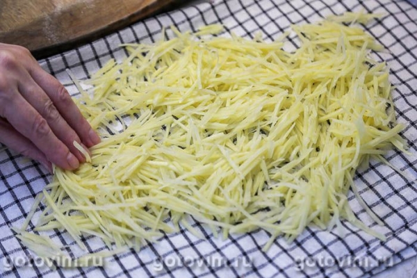 Отбивные из свинина в панировке картофельной стружки Отбивные из свинина в панировке картофельной стружки