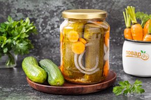 Огурцы с морковью на зиму Огурцы с морковью на зиму