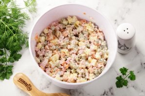 Салат "Пасхальный венок"