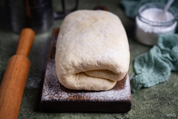 Домашнее слоеное дрожжевое тесто на молоке Домашнее слоеное дрожжевое тесто на молоке