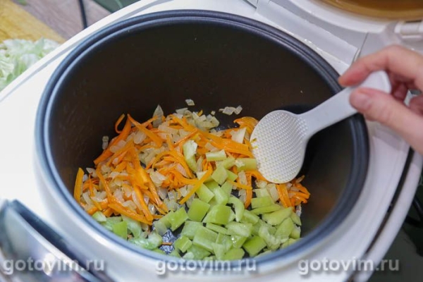 Борщ с фрикадельками в мультиварке 