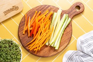 Роллы с соевой спаржей Роллы с соевой спаржей