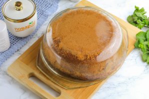 Бисквит в стеклянной форме в духовке Бисквит в стеклянной форме в духовке