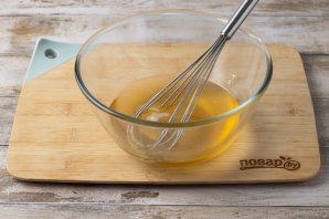 Кекс с яблоками и какао