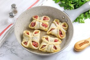 Манты с фаршем из говядины с бараниной Манты с фаршем из говядины с бараниной