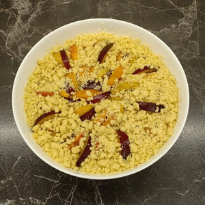 Пирог с абрикосами и сливами