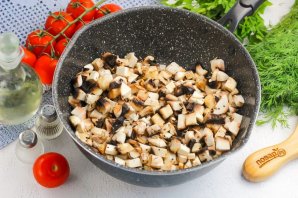 Мясной фарш с грибами