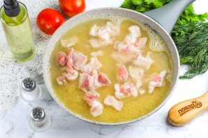 Булгур с беконом Булгур с беконом