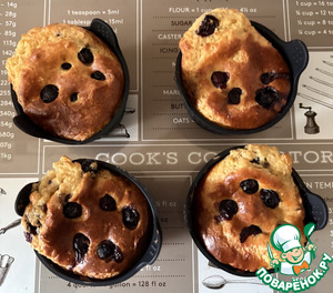 Творожно-миндальные маффины с ягодами