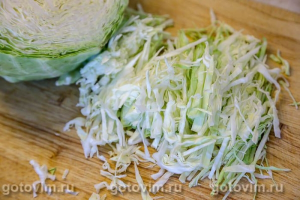 Куриные рубленые котлеты с молодой капустой