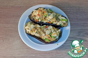 Баклажан с курицей по мотивам "Кумпир"