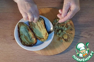 Баклажан с курицей по мотивам "Кумпир"