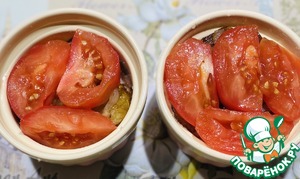 Баклажановая запеканка с куриным фаршем