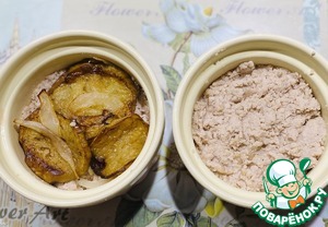 Баклажановая запеканка с куриным фаршем