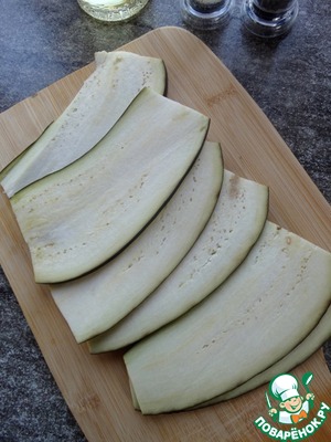 Баклажановые рулетики с тунцом и сыром Баклажановые рулетики с тунцом и сыром