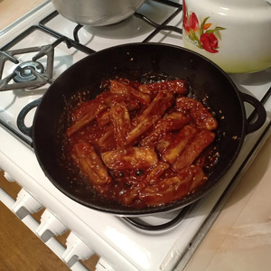 Баклажаны в кисло-сладком соусе