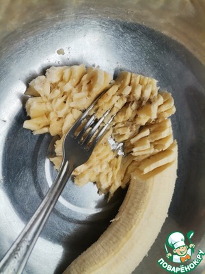 Бананово-ореховое печенье с изюмом