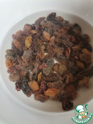 Бананово-ореховое печенье с изюмом