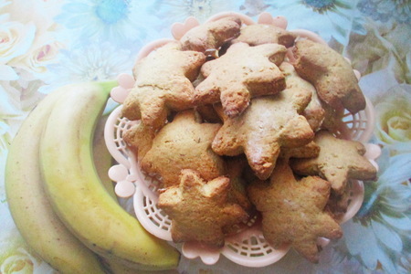 Банановое печенье Банановое печенье