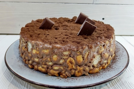 Банановый торт без выпечки Банановый торт без выпечки