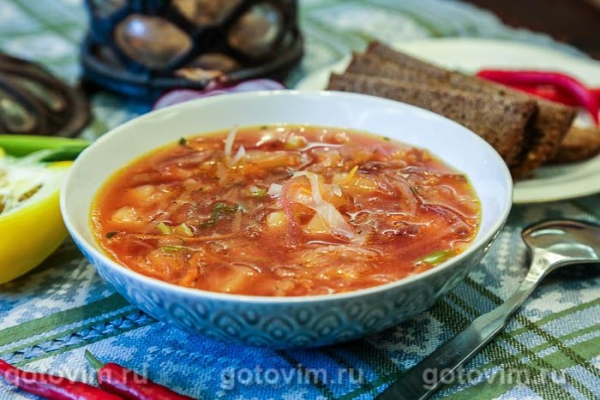 Борщ из вареной свеклы Борщ из вареной свеклы