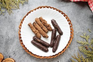 Шоколадные палочки с мятой Шоколадные палочки с мятой