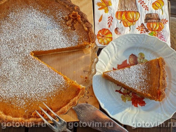 Пирог с тыквой и сгущенкой (Pumpkin pie) Пирог с тыквой и сгущенкой (Pumpkin pie)