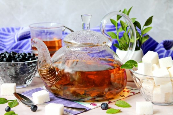 Чай из листьев черники Чай из листьев черники