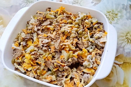 Нежный, сочный и вкусный салат "обжорка" Нежный, сочный и вкусный салат "обжорка"