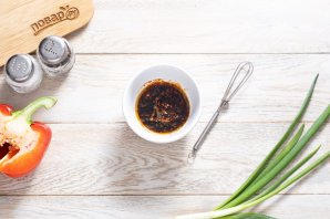 Фунчоза с вешенками и овощами Фунчоза с вешенками и овощами