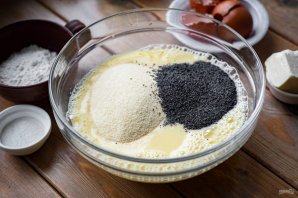 Манник с маком на молоке в духовке Манник с маком на молоке в духовке