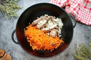 Индейка с картошкой и шампиньонами Индейка с картошкой и шампиньонами