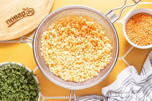 Оладьи из красной чечевицы Оладьи из красной чечевицы