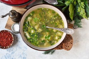 Постный картофельный суп Постный картофельный суп