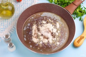 Ракушки мидии в сливочном соусе Ракушки мидии в сливочном соусе