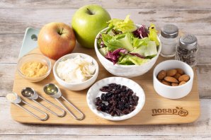 Салат из яблок с кокосом Салат из яблок с кокосом