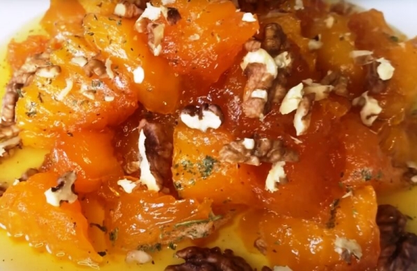 Мармеладная тыква с грецким орехом. Волшебный турецкий десерт, достойный султана! Мармеладная тыква с грецким орехом. Волшебный турецкий десерт, достойный султана!