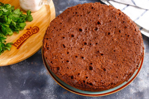 Шоколадный торт на Новый год Шоколадный торт на Новый год