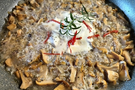 Булгур с лисичками и сметаной Булгур с лисичками и сметаной