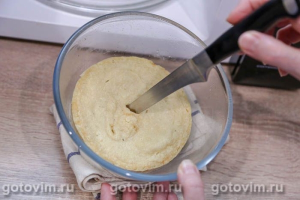 Манник с творогом и бананами в микроволновке Манник с творогом и бананами в микроволновке