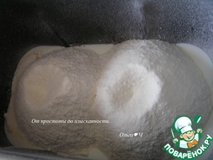 Молочный хлеб с белым шоколадом Молочный хлеб с белым шоколадом