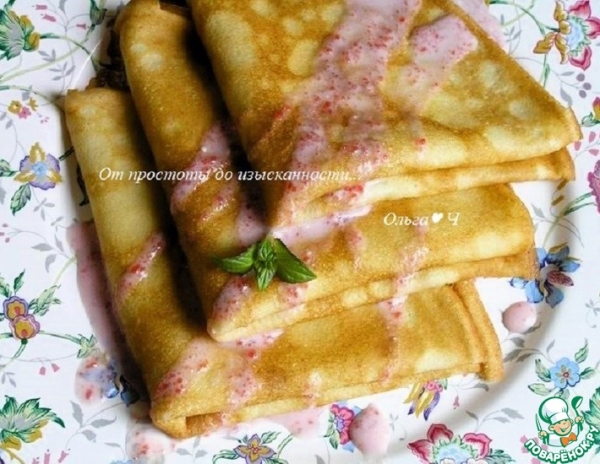 Блинчики на кокосовых сливках