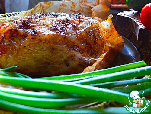 Бедро индейки в бараньем панцире Бедро индейки в бараньем панцире