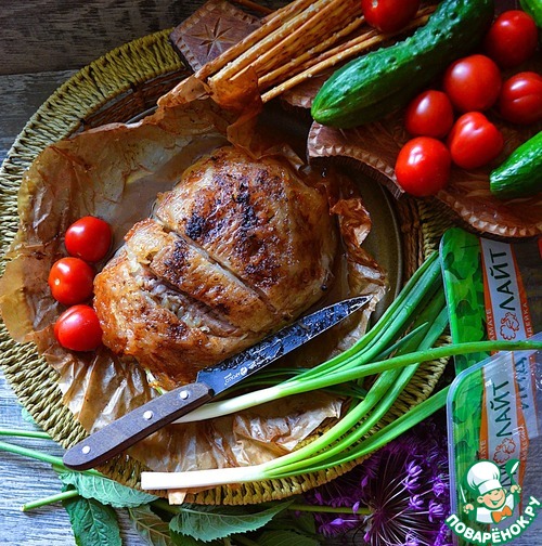 Бедро индейки в бараньем панцире Бедро индейки в бараньем панцире