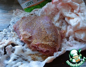 Бедро индейки в бараньем панцире Бедро индейки в бараньем панцире
