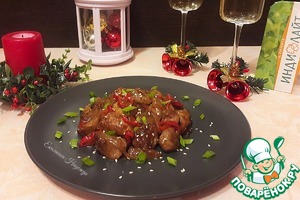 Бедро индейки в соусе терияки к Новогоднему столу